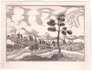 Panoráma Vilniusu, 1686, VILNA