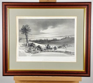 Widok Wilna według Lauvergne'a, 1852 r., Barthelemy Lauvergne (1805-1871)