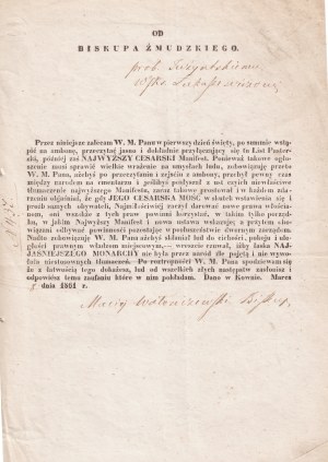 Motiejus Valančius, 1861, Motiejus Valančius (1801-1875) - pisarz, biskup żmudzki (1849-1875).