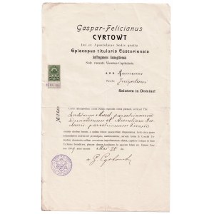 Žemaičių vyskupas Cirtautas, 1909, Gasparas Feliksas Cirtautas (1841-1913) - Žemaičių vyskupas 1909-1913 m.