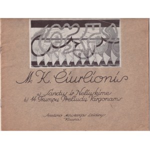 Sheet music by M. K. Čiurlionis, Mikalojus Konstantinas Čiurlionis (1875-1911)