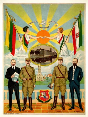 Patriotinis plakatas „Laisva Lietuva“, Laisva neprigulminga Lietuva! 1918