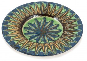 Plate. Vilnius, A. Azarėvič workshop, early 20th century. Ceramics, glaze. Diameter - 16 cm