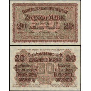 Polska, 20 marek, 4.04.1918, Kowno