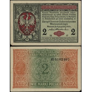 Polska, 2 marki polskie, 9.12.1916