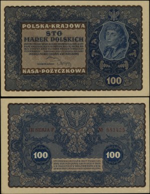 Pologne, 100 marks polonais, 23.08.1919