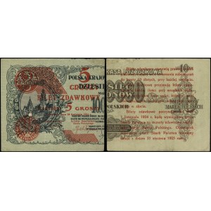Polska, bilet zdawkowy - 5 groszy, 28.04.1924