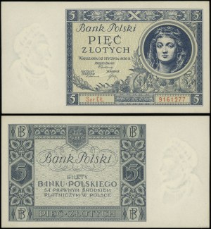 Polsko, 5 zlotých, 2.01.1930