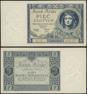 Polonia, 5 zloty, 2.01.1930