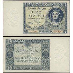 Polska, 5 złotych, 2.01.1930