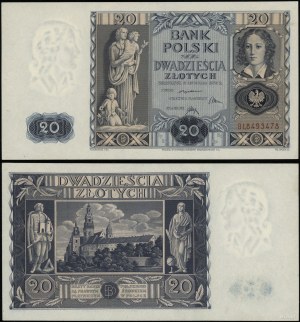 Polsko, 20 zlotých, 11.11.1936