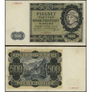 Polska, 500 złotych, 1.03.1940