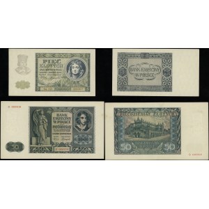 Polska, zestaw: 5 złotych i 50 złotych, 1.08.1941