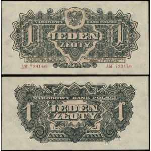 Poland, 1 zloty, 1944