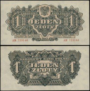 Polonia, 1 zloty, 1944