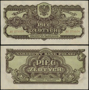 Polen, 5 Zloty, 1944