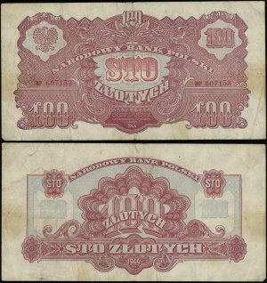 Pologne, 100 zloty, 1944