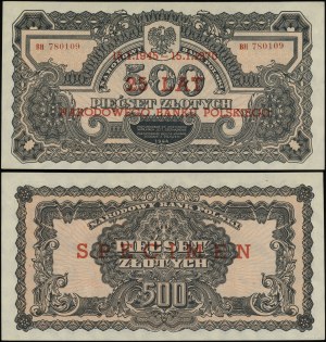 Pologne, 500 zlotys, 1944