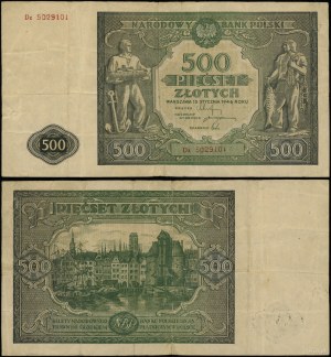 Poľsko, 500 zlotých, 15.01.1946