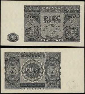 Polonia, 5 zloty, 15.05.1946