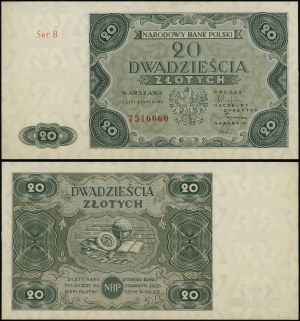 Poland, 20 zloty, 15.07.1947