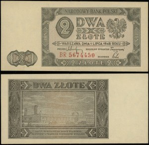 Pologne, 2 zlotys, 1.07.1948