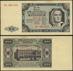 Poland, 20 zloty, 1.07.1948