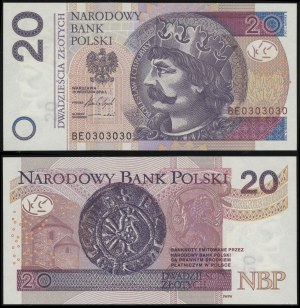 Polska, 20 złotych, 15.09.2016