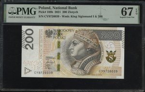 Polska, 200 złotych, 6.09.2021