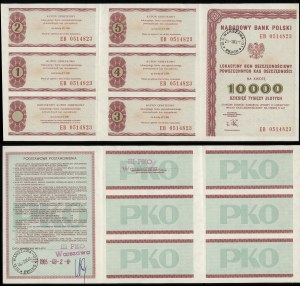 Poland, investment savings voucher for the amount of PLN 10,000, no date