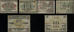 Sliezsko, sada: 1, 2, 5 mariek, 16.03.1921