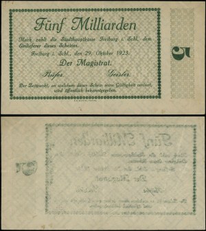 Slesia, 5 miliardi di marchi, 29.10.1923