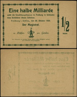 Slezsko, 1/2 miliardy marek, 20.10.1923