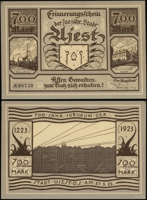 Silésie, 700 marks, 27.05.1923