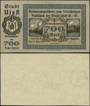 Silésie, 700 marks, 27.05.1923