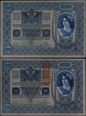 Austria, 1.000 corone, 2.01.1902 (1919)