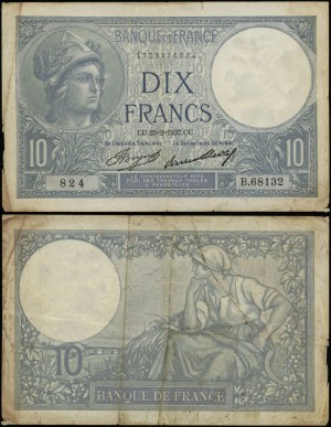 Francúzsko, 10 frankov, 25.02.1937