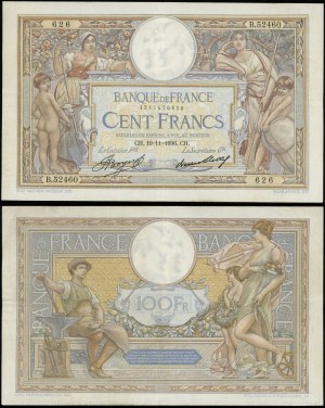 Francúzsko, 100 frankov, 19.11.1936