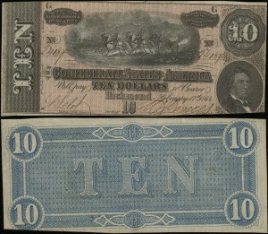 Spojené státy americké (USA), $10, 17.02.1864