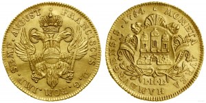 Nemecko, dukát, 1754 IHL, Hamburg