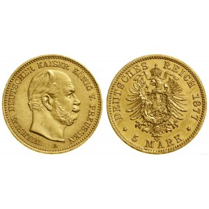 Niemcy, 5 marek, 1877 A, Berlin