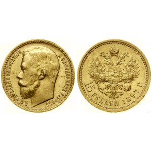 Rosja, 15 rubli, 1897 (А•Г), Petersburg