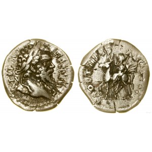 Cesarstwo Rzymskie, denar, (202-210), Rzym