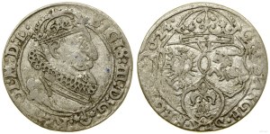 Poľsko, šesťpenca, 1624, Krakov