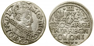 Polska, trojak, 1622, Kraków