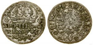 Polsko, penny, 1608, Krakov