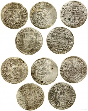 Poľsko, súbor 5 polopláštov, 1625-1632