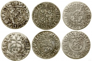 Polska, zestaw 3 półtoraków, 1620, 1622, 1623, Bydgoszcz