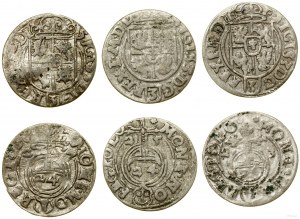 Pologne, ensemble de 3 demi-pistes, 1623, 1625, 1627, Bydgoszcz