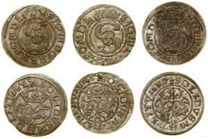 Polen, Satz von 3 Schillingen, 1625, 2 x 1627, Vilnius